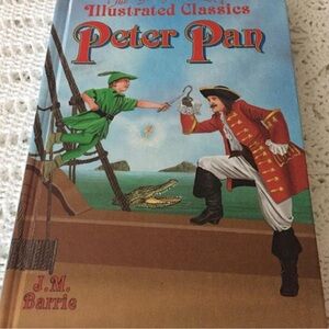Illustrated Classics Peter Pan Book JM Barrie